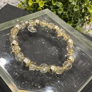 Erimish Gold Mixed Rondelle Beaded Bracelet